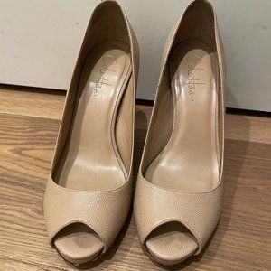 Cole Haan Nude Open-Toe Pump, nike air pumps